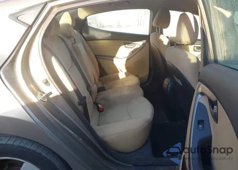 2013 Hyundai Elantra Gls from USA, damaged, VIN 5NPDH4AE2DH301454